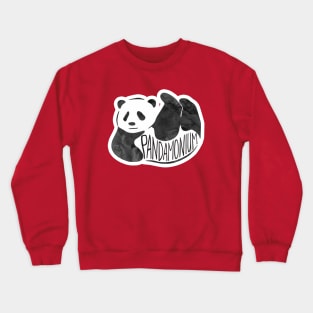 Pandamonium - funny pun Crewneck Sweatshirt